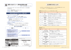 市報たかはぎ 令和6年5月号 4ページ から 5ページ