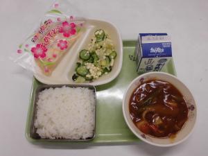 今日の給食R8.3.18