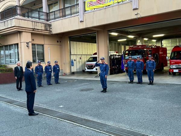 緊急消防援助隊出発式
