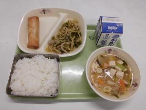 今日の給食R8.6.9