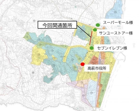 都市計画道路位置図